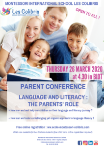 Parent conference langage